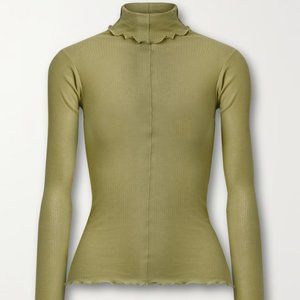 Baserange Pama Green Turtleneck S